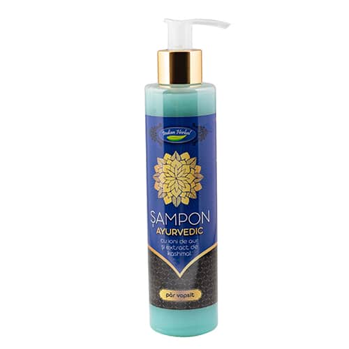 Șampon cu ioni de Aur și Extract de Kashmal, 185ml, Indian Herbal