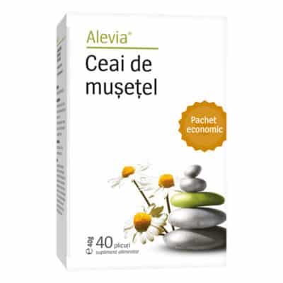 Ceai Mușețel, 40 plicuri, Alevia Ceai Mușețel, 40 plicuri, Alevia