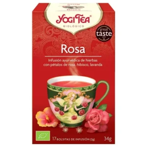 Ceai bio de Trandafiri, 17 pliculețe, 34g, Yogi Tea