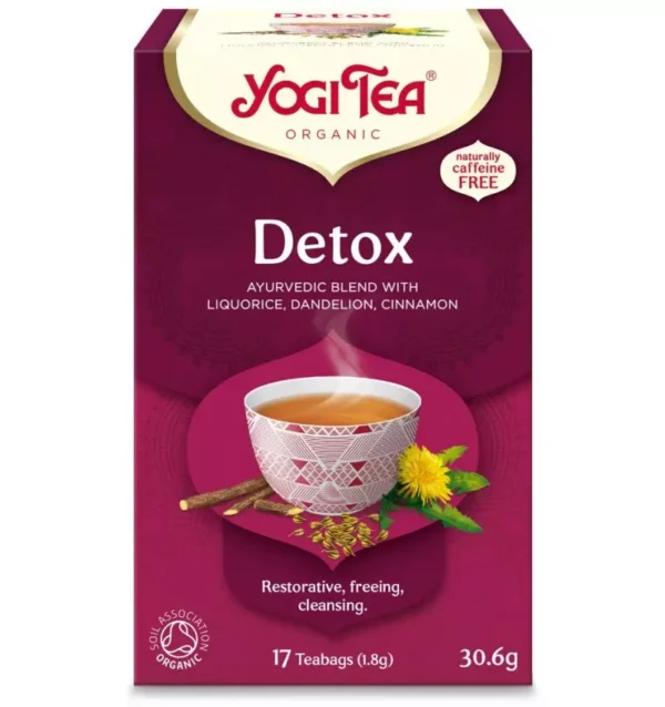 Ceai bio Detoxifiant, 17 pliculețe x 1.8g, (30.6g), Yogi Tea