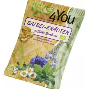 Dropsuri bio cu salvie și plante medicinale, 75g, Bio 4 You