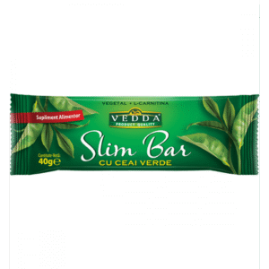 Baton slim bar cu ceai verde, 40gr, Vedda
