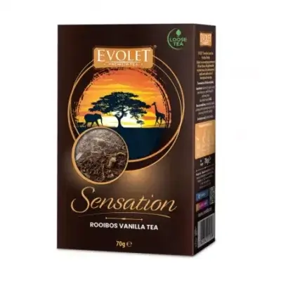 Ceai Rooibos Vanilla Evolet Sensation, 70g, Kalpo