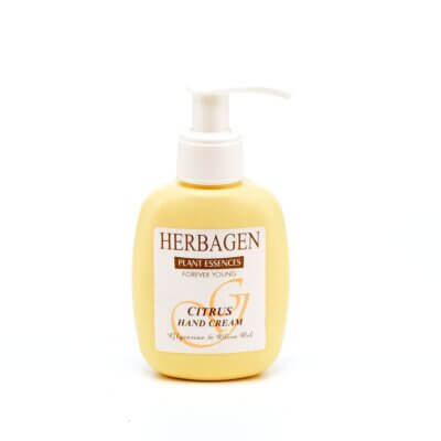 Cremă de mâini cu citrice, glicerină și ulei de măsline, 100 g, Herbagen