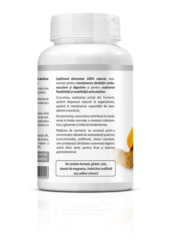 Curcumin 550 mg, 60 capsule, Zenyth