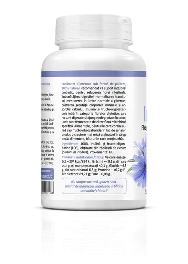 5941872401067-2 Inulină FOS, 120 g pulbere, Zenyth