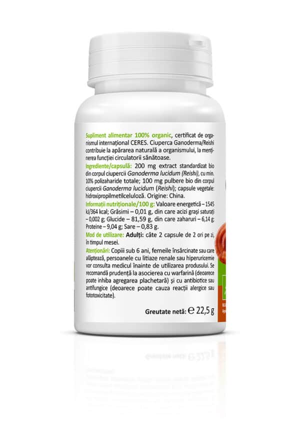 5941872401418-1 Ganoderma Reishi Bio, 60 capsule, Zenyth