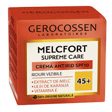 Cremă antirid pentru riduri vizibile SPF10 Melcfort, +45, 50 ml, Gerocossen