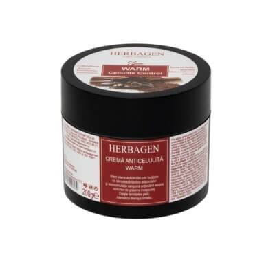 Cremă anticelulită WARM, 200g, Herbagen