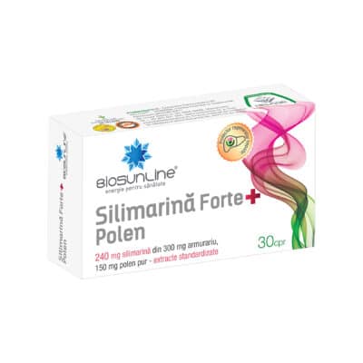 Silimarină Forte + Polen, 30 tablete, BioSunLine