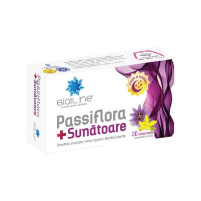 Passiflora + Sunătoare, 30 comprimate, BioSunLine
