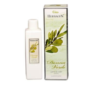 Lapte de corp parfumat Donna Verde ulei de măsline, 200 ml, Herbagen