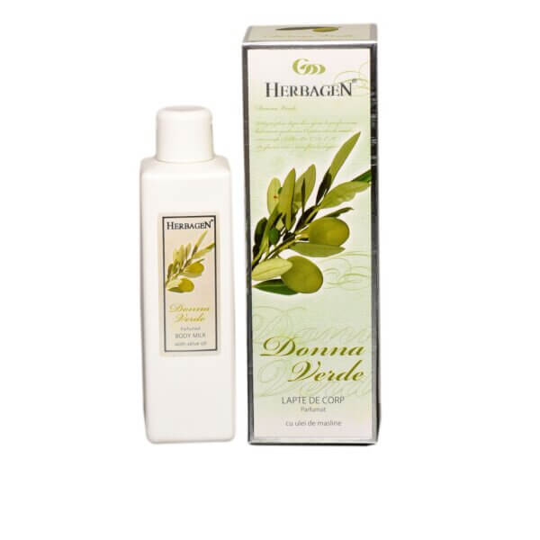 Lapte de corp parfumat Donna Verde ulei de măsline, 200 ml, Herbagen