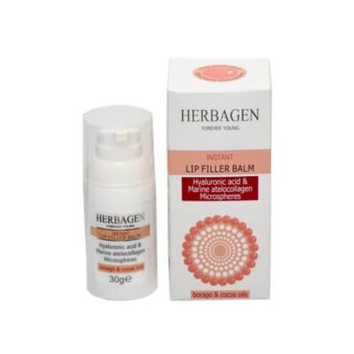 Balsam de buze, filler cu acid hialuronic, 30gr, Herbagen