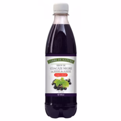 Sirop de coacăze negre, 500 ml, Verre de Nature