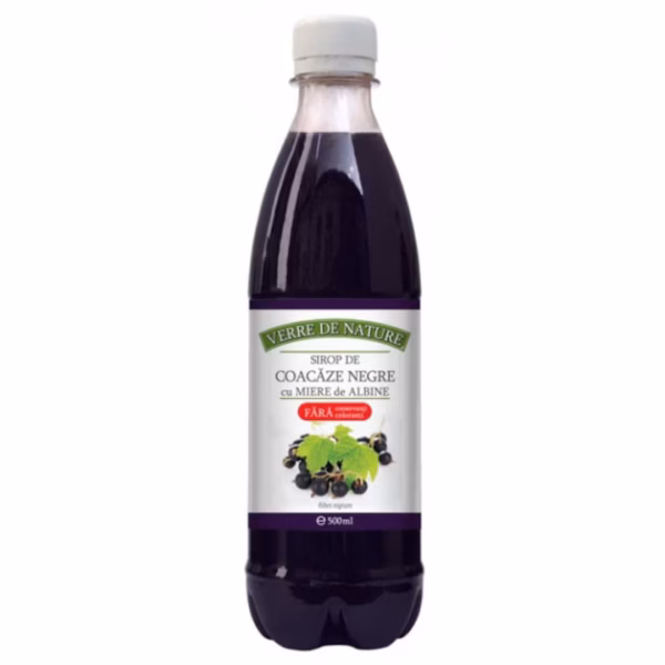 Sirop de coacăze negre, 500 ml, Verre de Nature