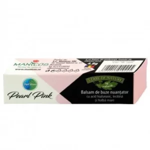 Balsam de buze nuanțator Pearl Pink, 4.8 g, Verre de Nature