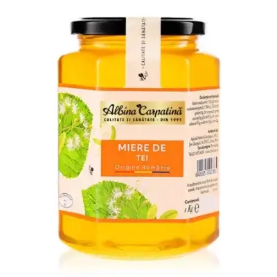 Miere de tei, 1 kg, Albina Carpatină