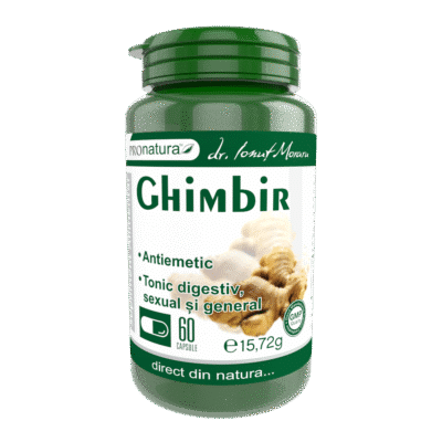 6420488010188 Ghimbir, 60 capsule, Pro Natura