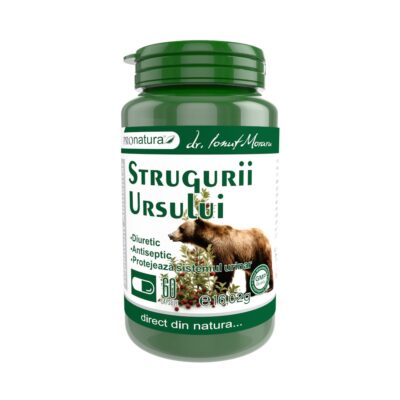 Strugurii Ursului, 60 capsule, Pro Natura