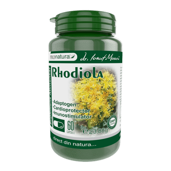 Rhodiola, 60 capsule, Pro Natura