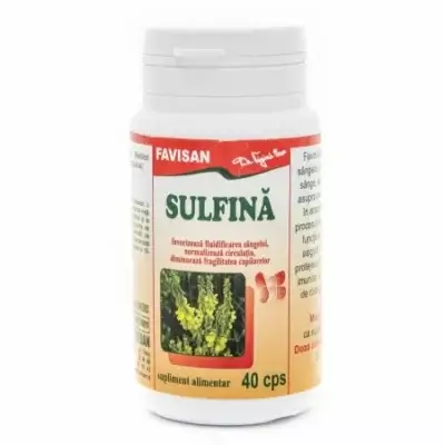 Sulfină, 40 capsule, Favisan