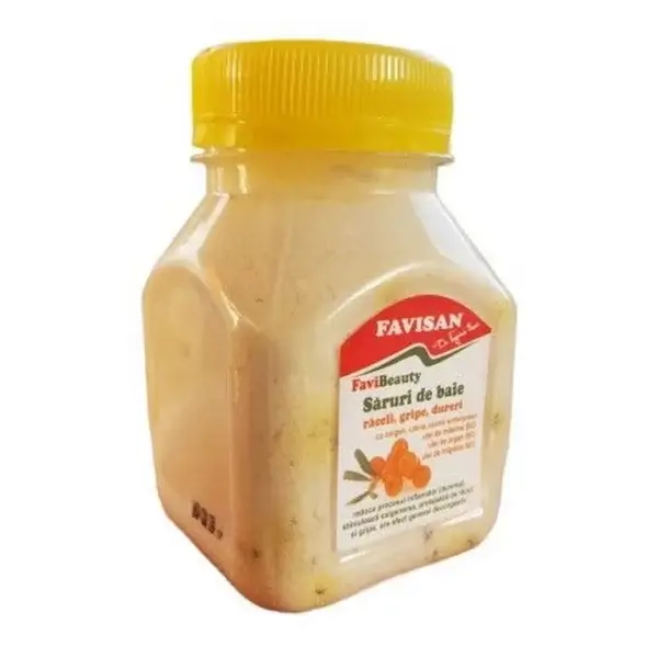 Favibeauty Săruri de baie răceli, gripe, dureri, 400g, Favisan
