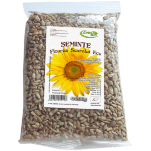 Semințe de floarea soarelui BIO, 200g, Everbio