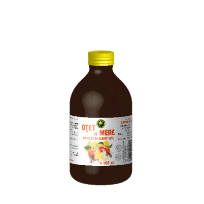 6422572001041 Oțet de Mere cu Miere de Albine, 500ml, Hypericum