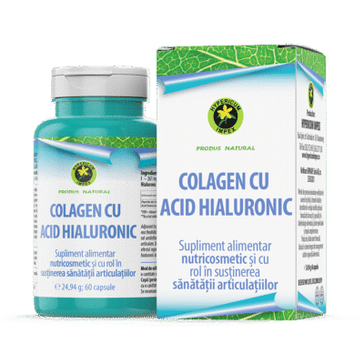 6422572007418 Colagen cu acid hialuronic, 60 capsule, Hypericum