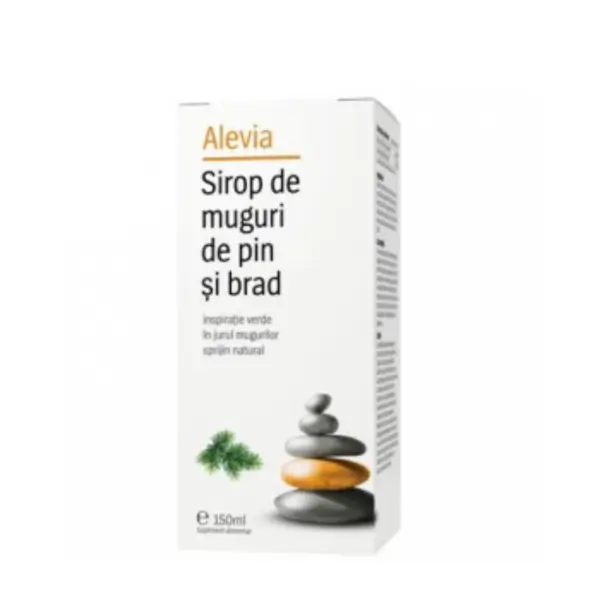 Sirop de muguri de pin și brad, 150 ml, Alevia