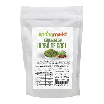 Iarbă de grâu pulbere, 250g, Springmarkt
