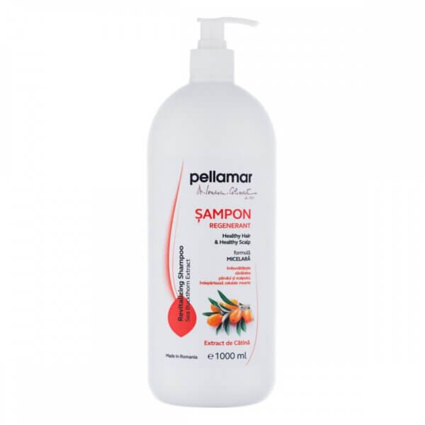 Șampon Regenerant cu extract de cătină, 1000ml, Pellamar