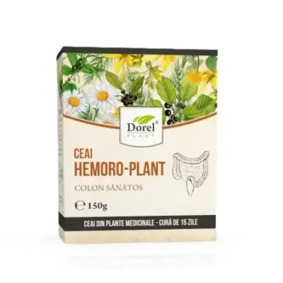 Ceai Hemoro-Plant colon sănătos, 150 g, Dorel Plant