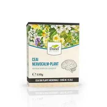 Ceai Nervocalm-plant sistem nervos liniștit, 150g, Dorel Plant