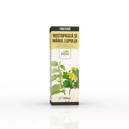 Tinctură de Rotopască și Mărul Lupului, 200 ml, Dorel Plant