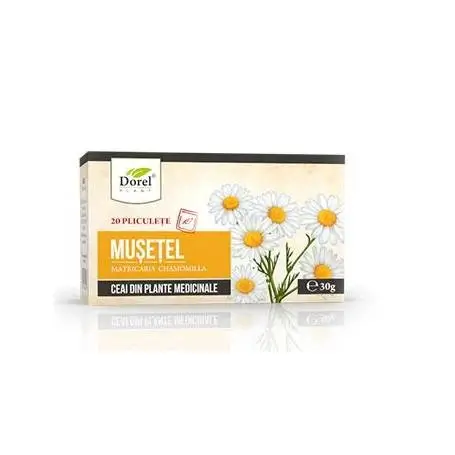 Ceai de Mușețel, 20 plicuri, Dorel Plant