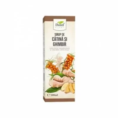Sirop de Cătină și Ghimbir, 200 ml, Dorel Plant