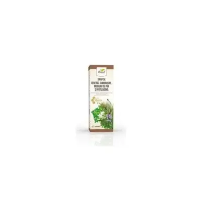 Sirop de Iederă, Cimbrișor, Muguri de pin și Pătlagină cu Miere, 200ml