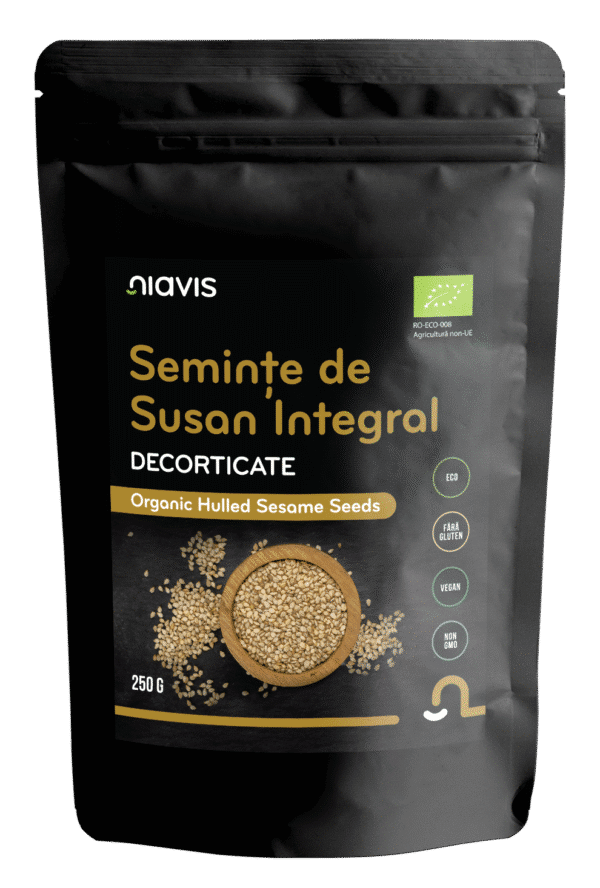 6426284000620 Semințe de susan integral ecologice, 250gr, Niavis