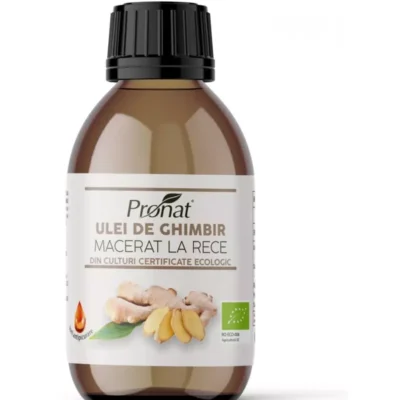 Ulei bio de ghimbir macerat la rece, 100ml, Pronat