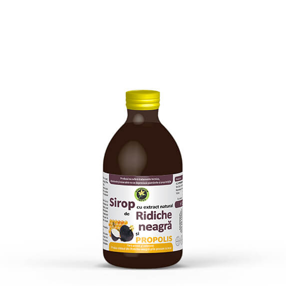 Sirop de Ridiche Neagră cu Propolis, 250 ml, Hypericum