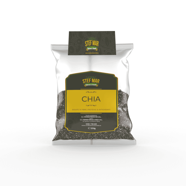 Semințe de Chia, 250g, Stef Mar