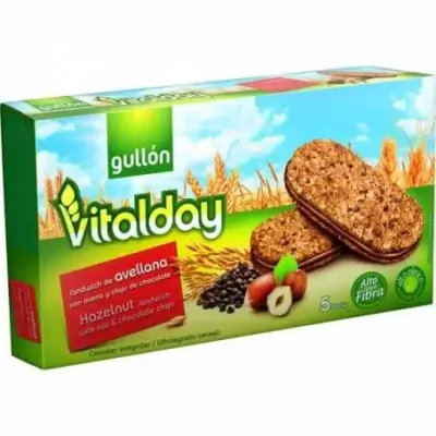 Biscuiți cu cremă de cacao, 220g, Gullon