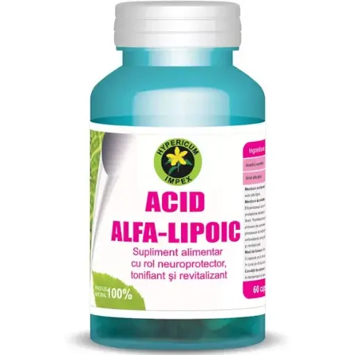Acid alfa lipoic 60cps Hypericum