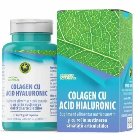 Colagen cu acid hialuronic 60cps Hypericum