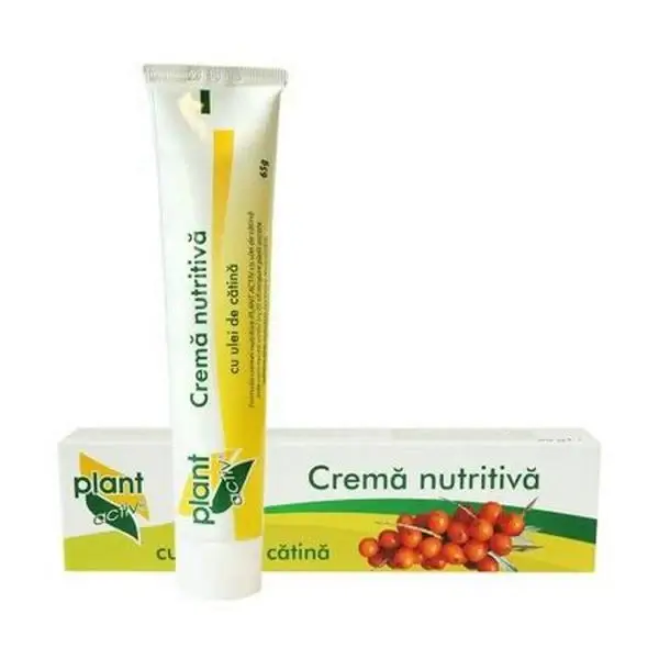 Crema nutritionala cu catina tub 65gr PlantActiv