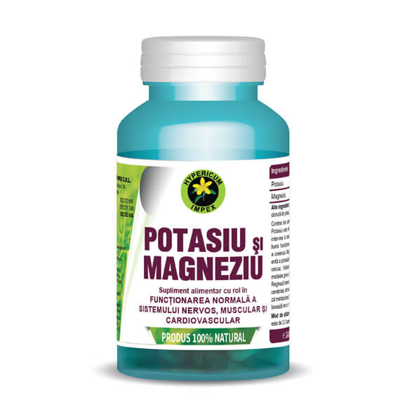 Potasiu cu magneziu 60cps Hypericum