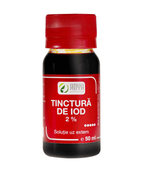 Tinctura de iod 2 50ml Adya Green Pharma