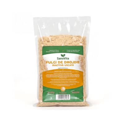 Fulgi de drojdie inactivă uscată, 500 g, Sanovita Fulgi de drojdie inactivă uscată, 500 g, Sanovita